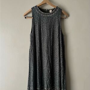 RAGA Elegant green sequined Sleeveless Dress size M